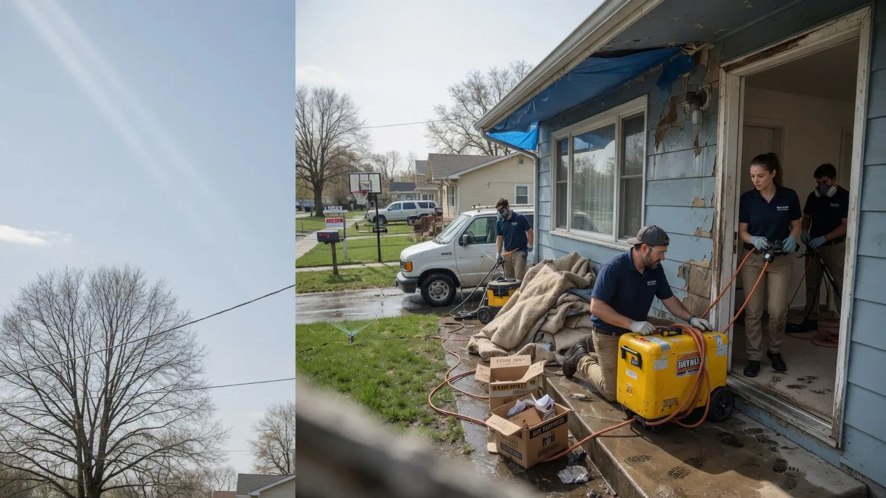 Basement Flood Cleanup in Claysburg, PA near me